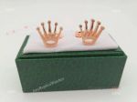 Rolex Crown Rose Gold cufflinks / AAA Grade